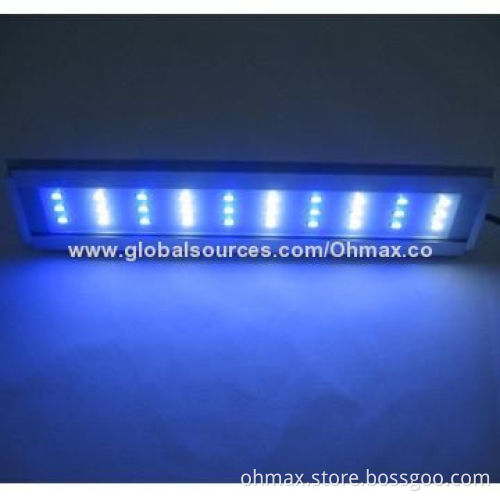 LED Marine Aquarium Lighting, CCT 7,000-8,000K, for Small Aquarium Tanks 30-50cm for Coral/Seaweed